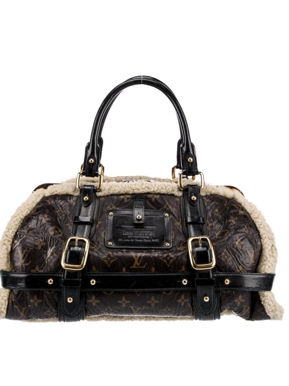 Authentic Vintage Louis Vuitton Shearling Storm Bag